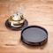 Dacasso Chocolate Brown Leather Coaster Set AG-3445 - alternate 3